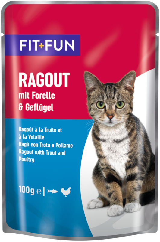 FIT+FUN Nassfutter FIT+FUN Ragout Multipack XXL 44x100g Fischauswahl