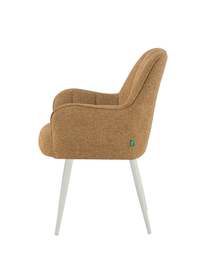 DUBI Möbel 2er-Set: Drehstuhl THOMAS-MAJA in Senfgelb - (B)58 x (H)87 x  (T)62 cm günstig kaufen onesize