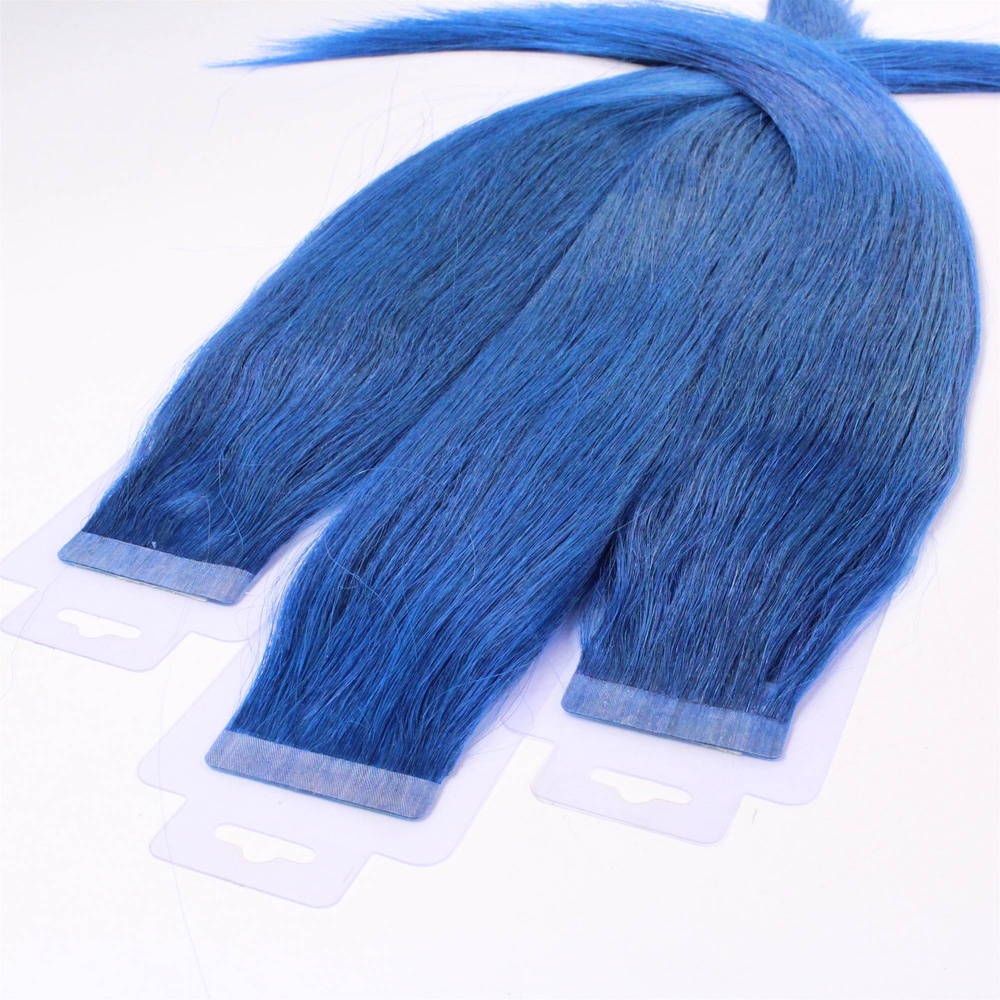hair2heart Extensions adhésives cheveux naturels #bleu extensions