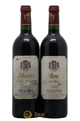 Madiran Château Montus-Prestige Alain Brumont  1998 - Lot de 2 Bouteilles