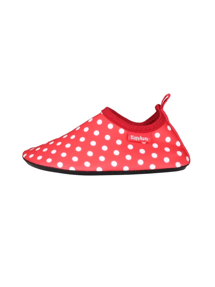 Playshoes Barfuß-Schuh Punkte in Rot günstig kaufen