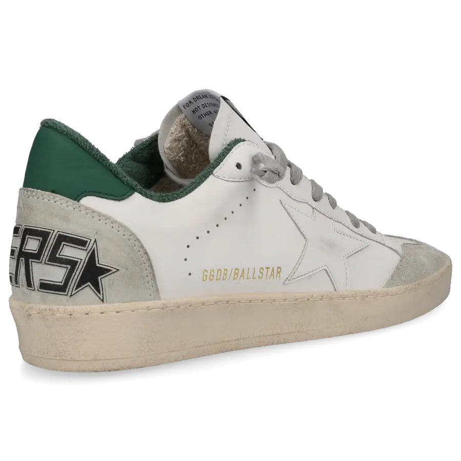 Golden Goose - Sneaker low BALL STAR Kalbsleder - weiß