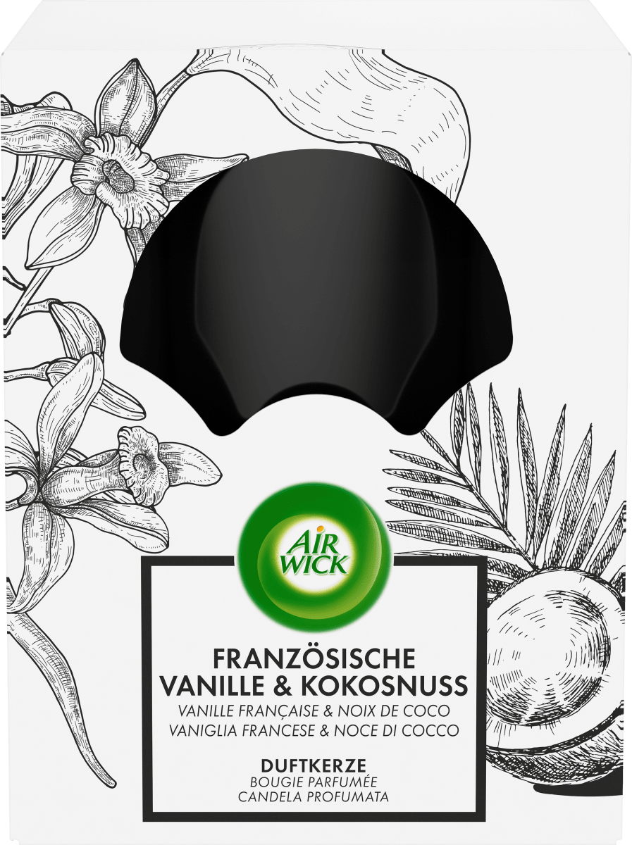 Duftkerze im Glas Vanilleschote & Kokosnuss 220g, 1 St