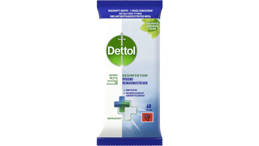 Dettol Desinfektion Reinigungs-Tücher