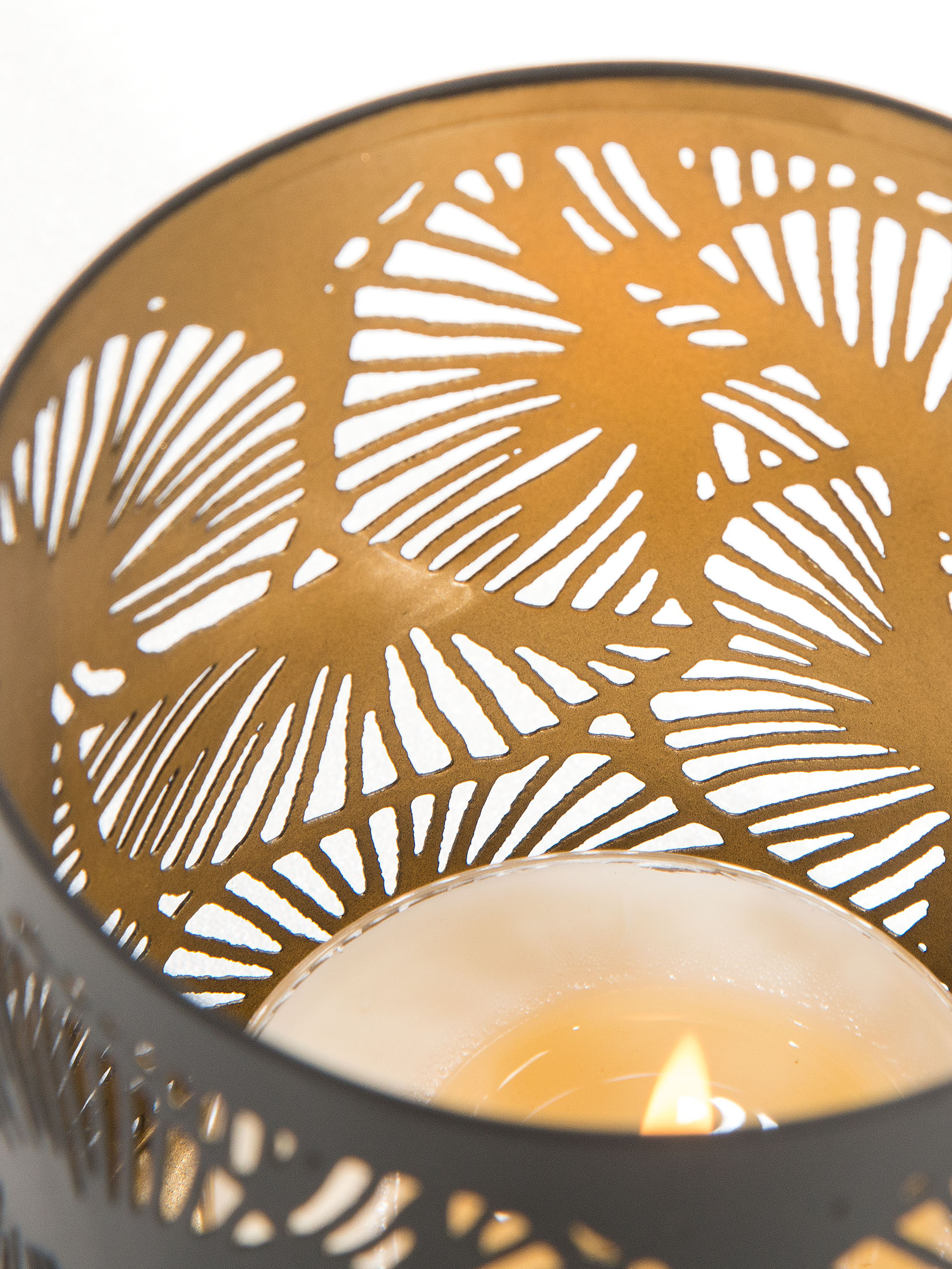 Nybo Windlicht, Black/Gold