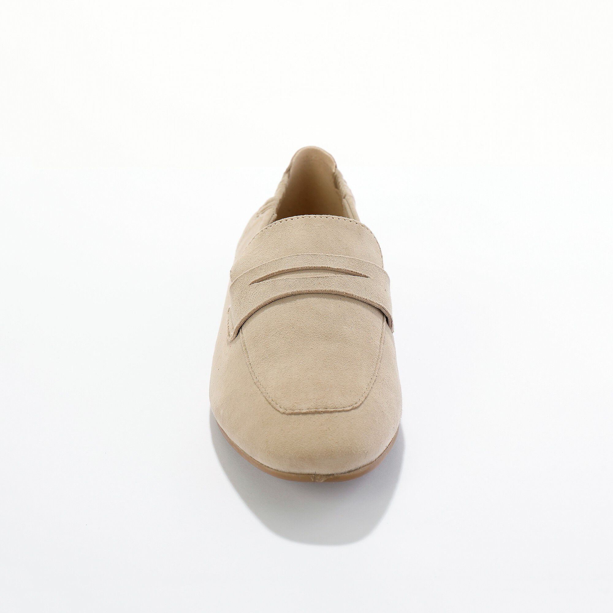 Mocassins croûte de cuir