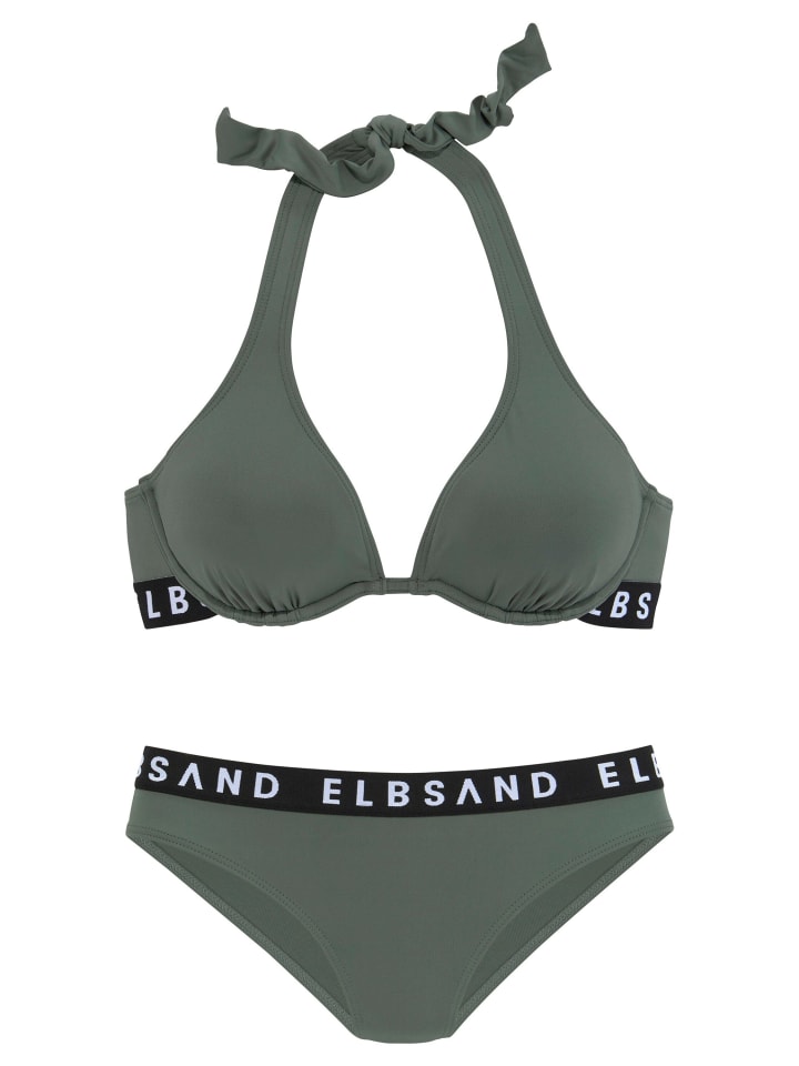 ELBSAND Bügel-Bikini in oliv günstig kaufen