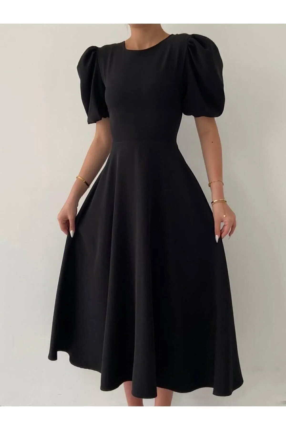 Afiş Butik  Kleid - Schwarz - A-Linie