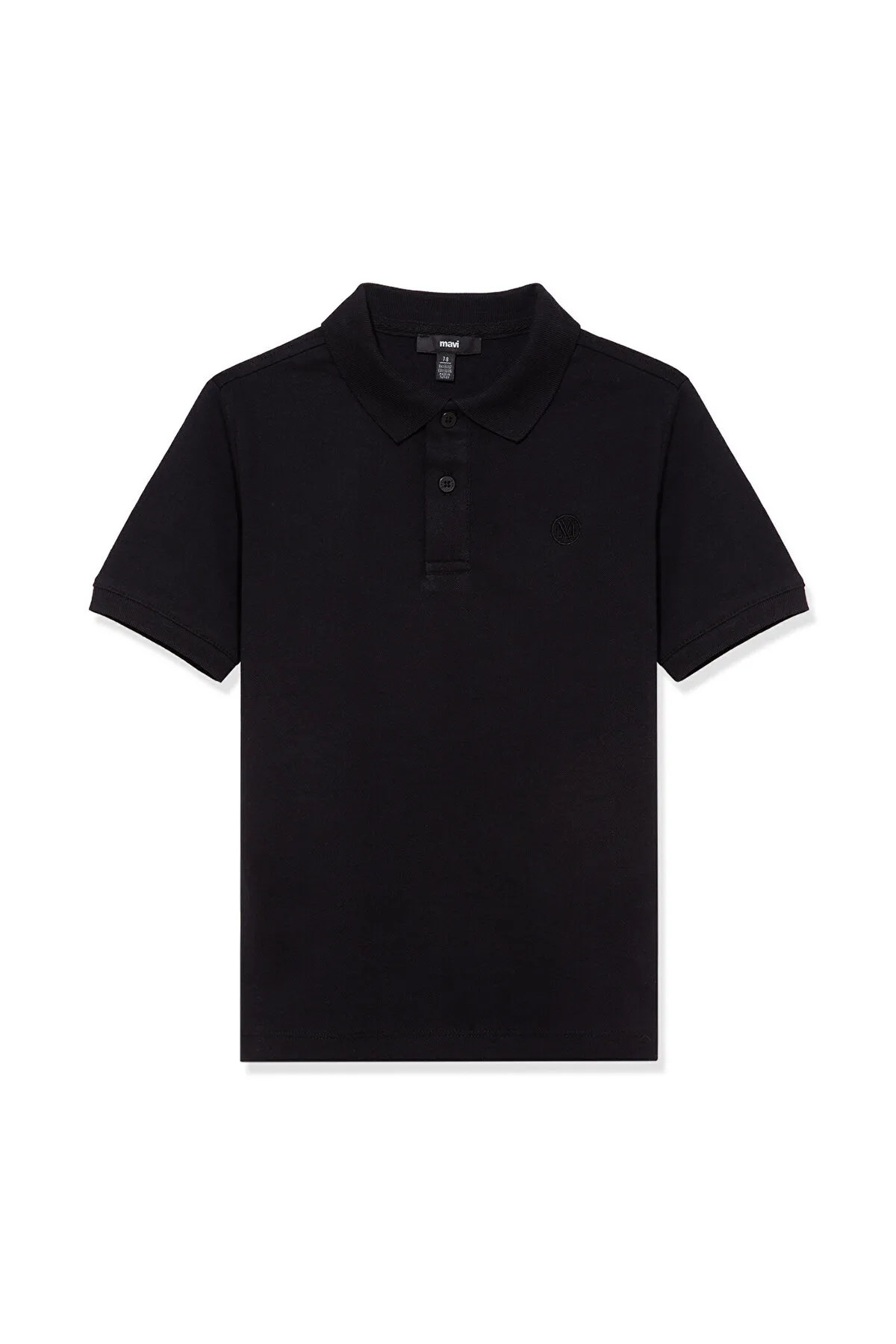 Mavi  Schwarzes Polo-T-Shirt Regular Fit / Regular Fit6610199-900
