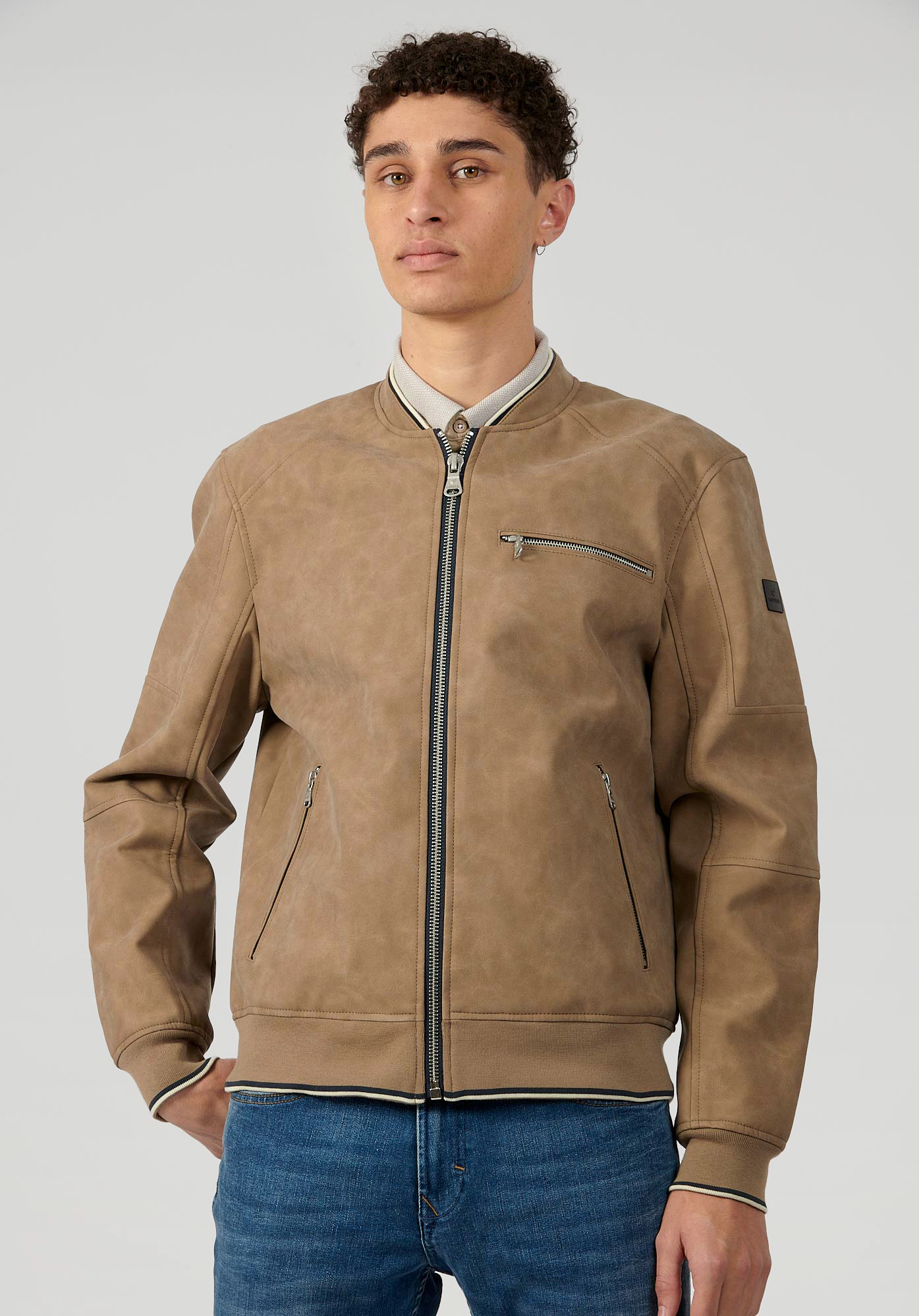 MAHO   Blouson beige homme