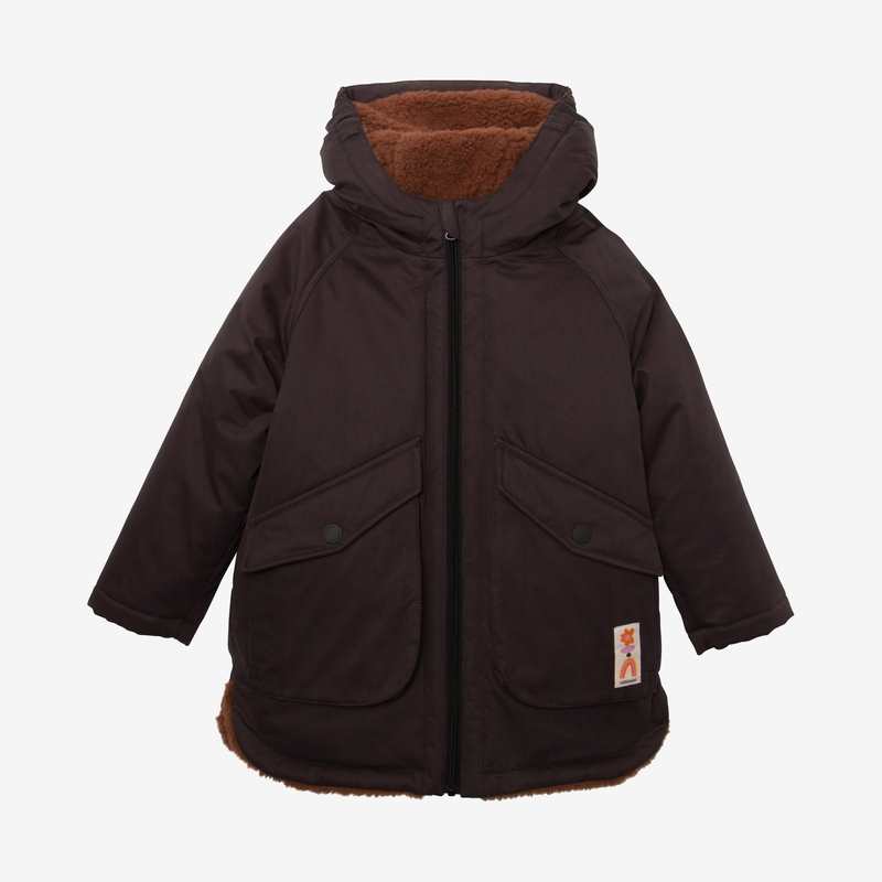 Parka fille fourrée noire Catimini