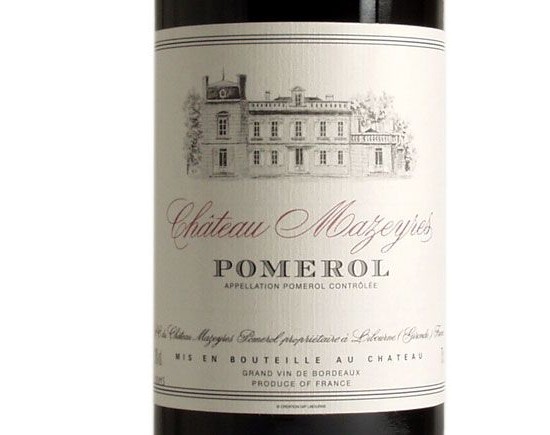 Chateau Mazeyres 2016 Bordeaux Pomerol