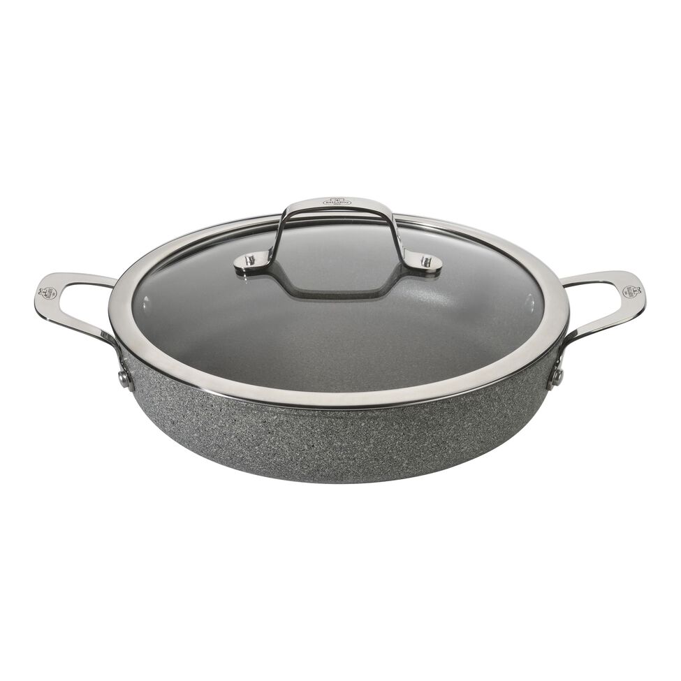 Servierpfanne mit Deckel 28 cm, Aluminium