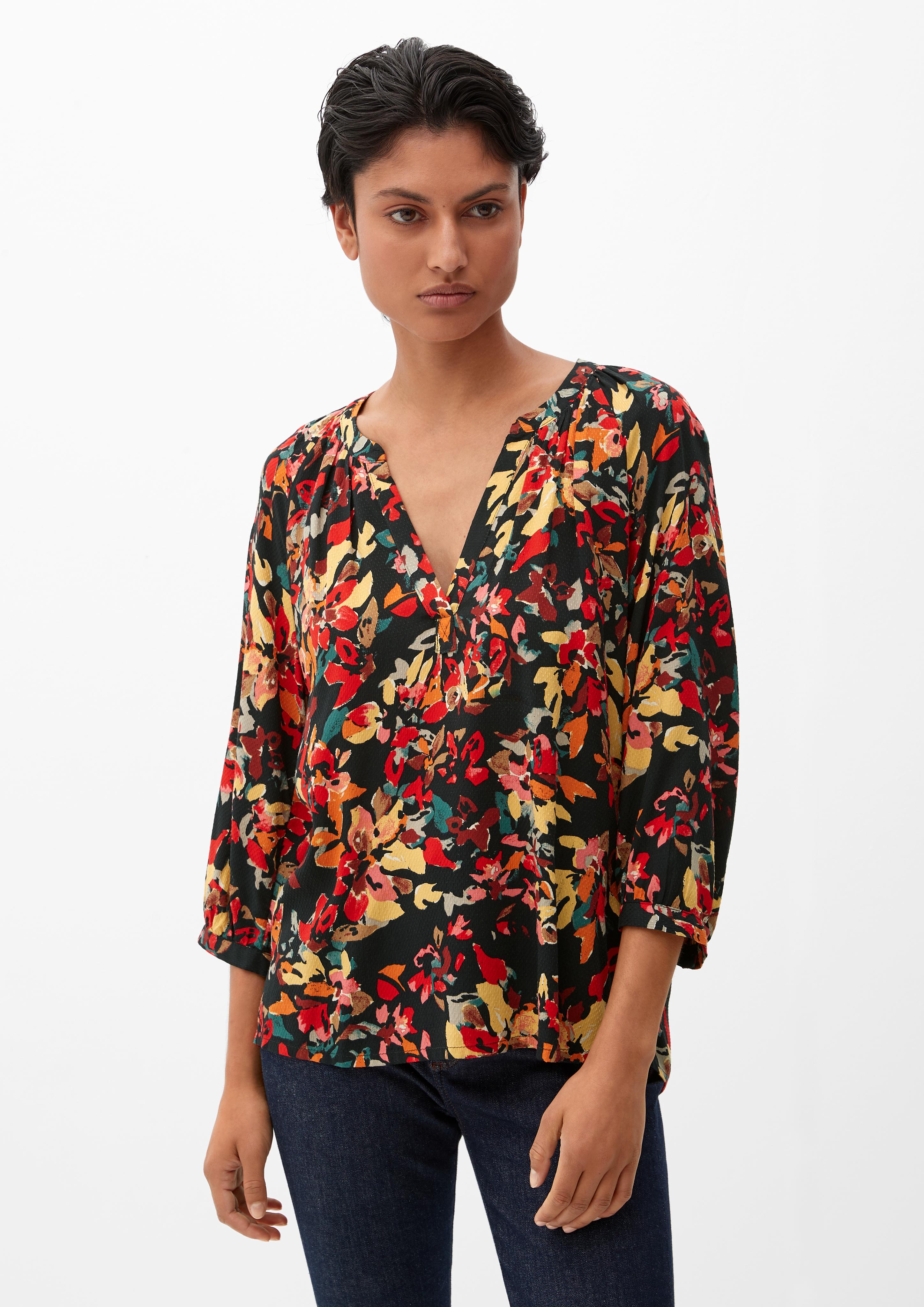 Musterbluse mit Dobby-Struktur  2120530-59A0