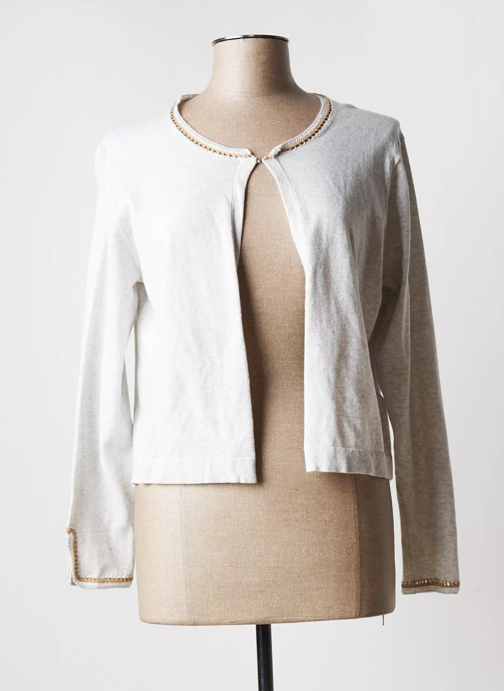 River Woods Cardigans Femme couleur gris