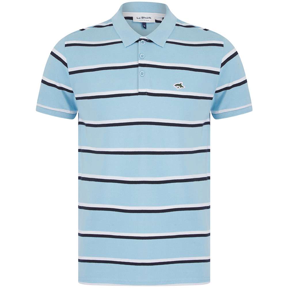 Le Shark Shene Herren Polo-Shirt 5X17918DW-Blue-Bell