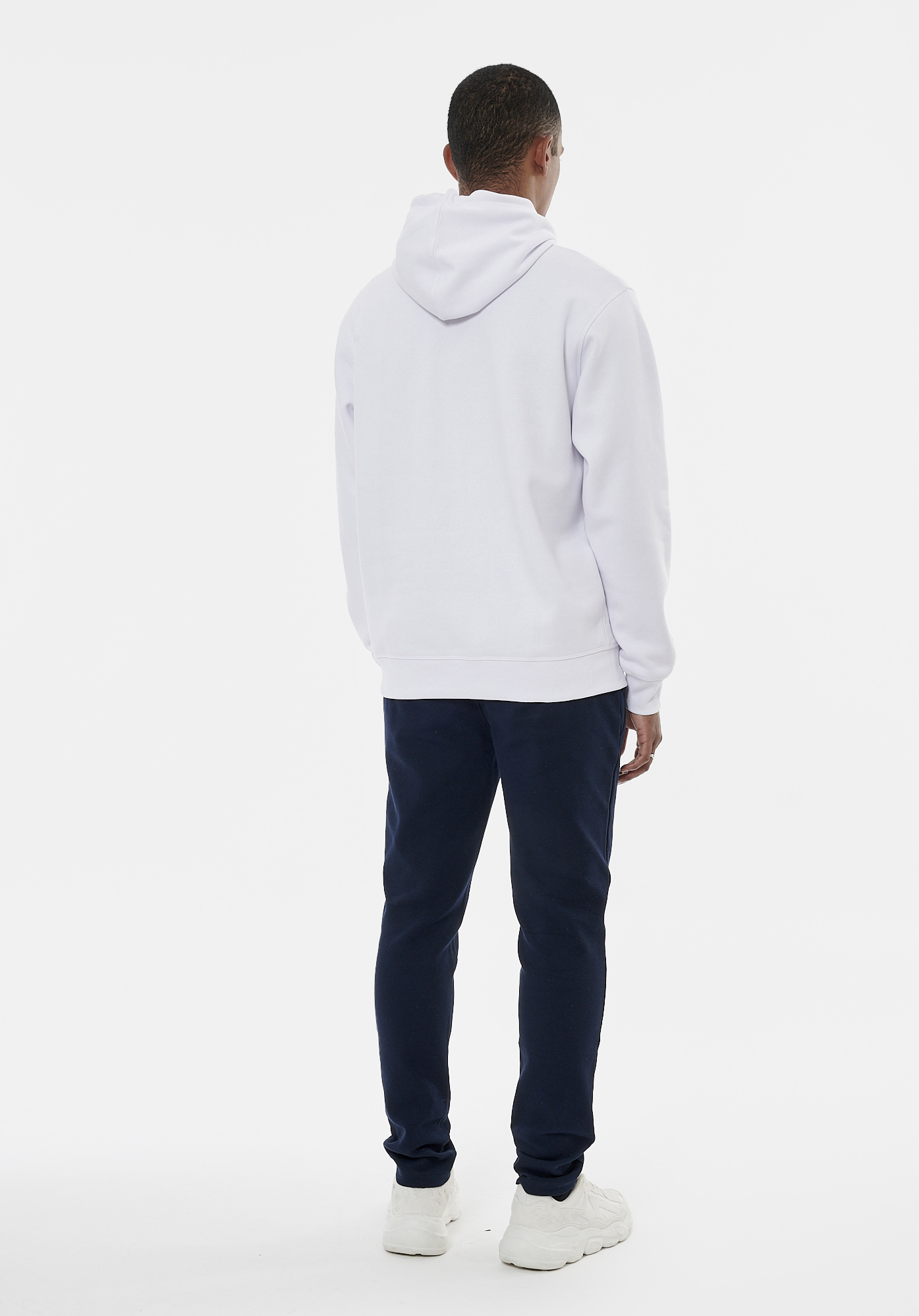 RAMS   Sweat université blanc marine homme