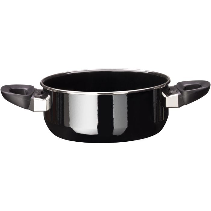 Silit Silargan® Modesto Bratentopf mit Deckel, 20 cm, Black