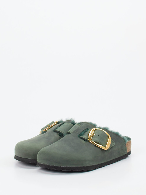 Pantolette Boston Big Buckle Shearling-21116590003 Birkenstock