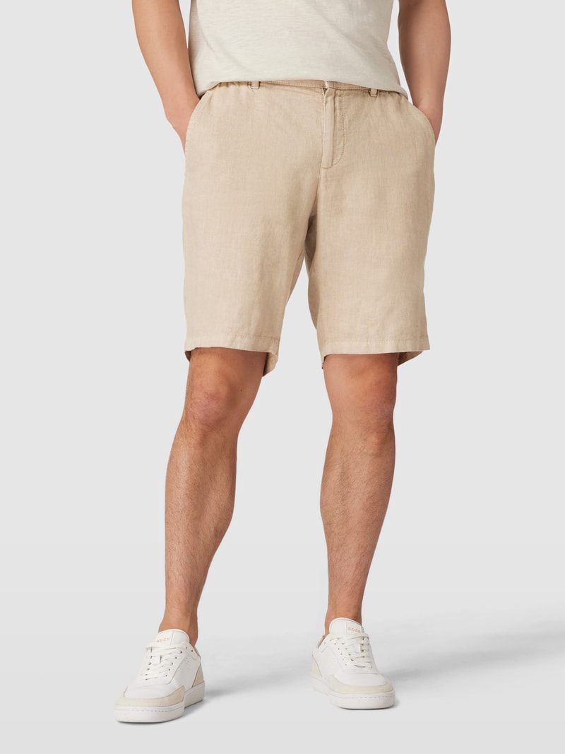 Bermudas mit elastischem Bund Modell 'BALU' in beige