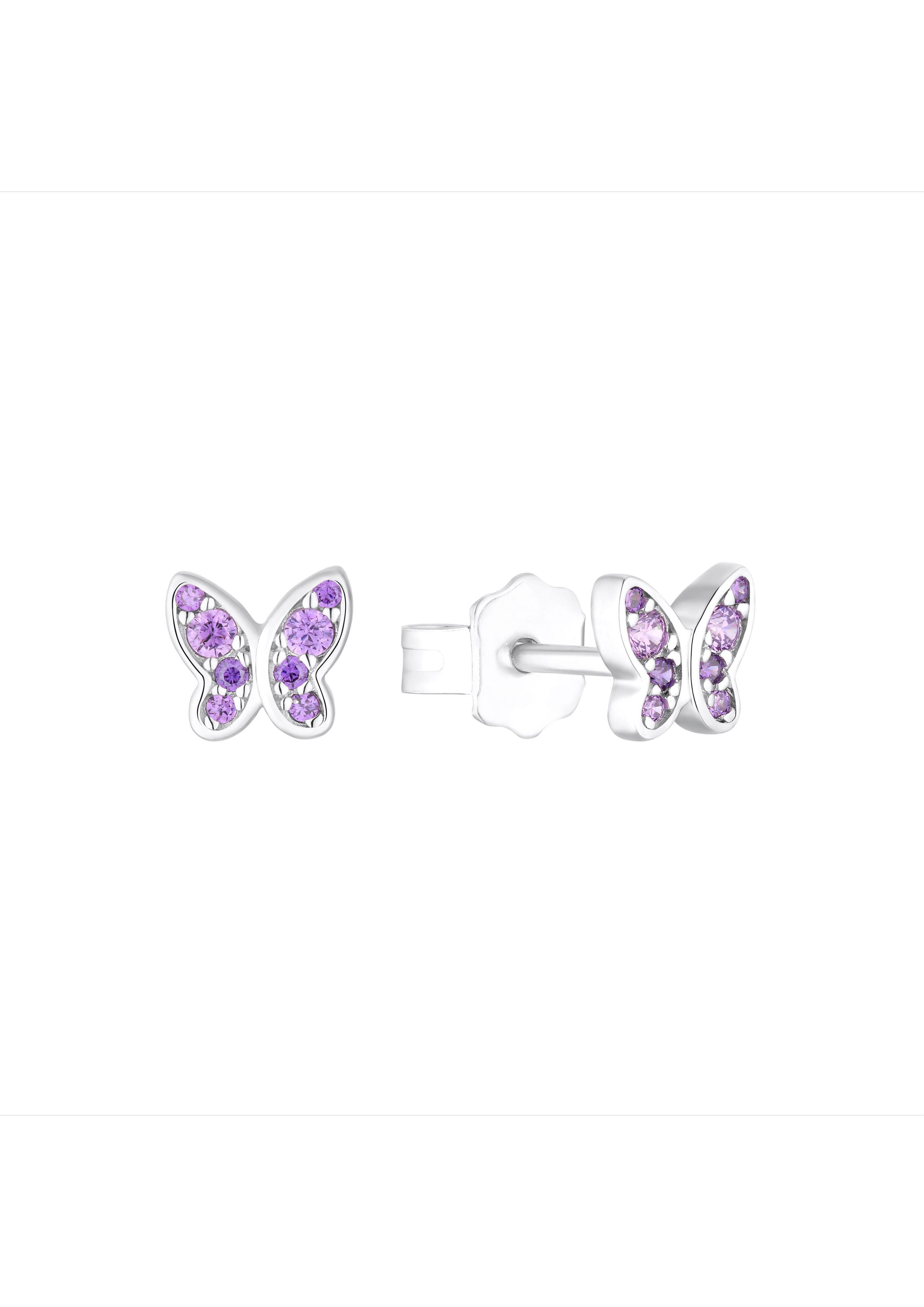 Schmetterlings-Ohrstecker aus Sterling Silber  1243022-00E0
