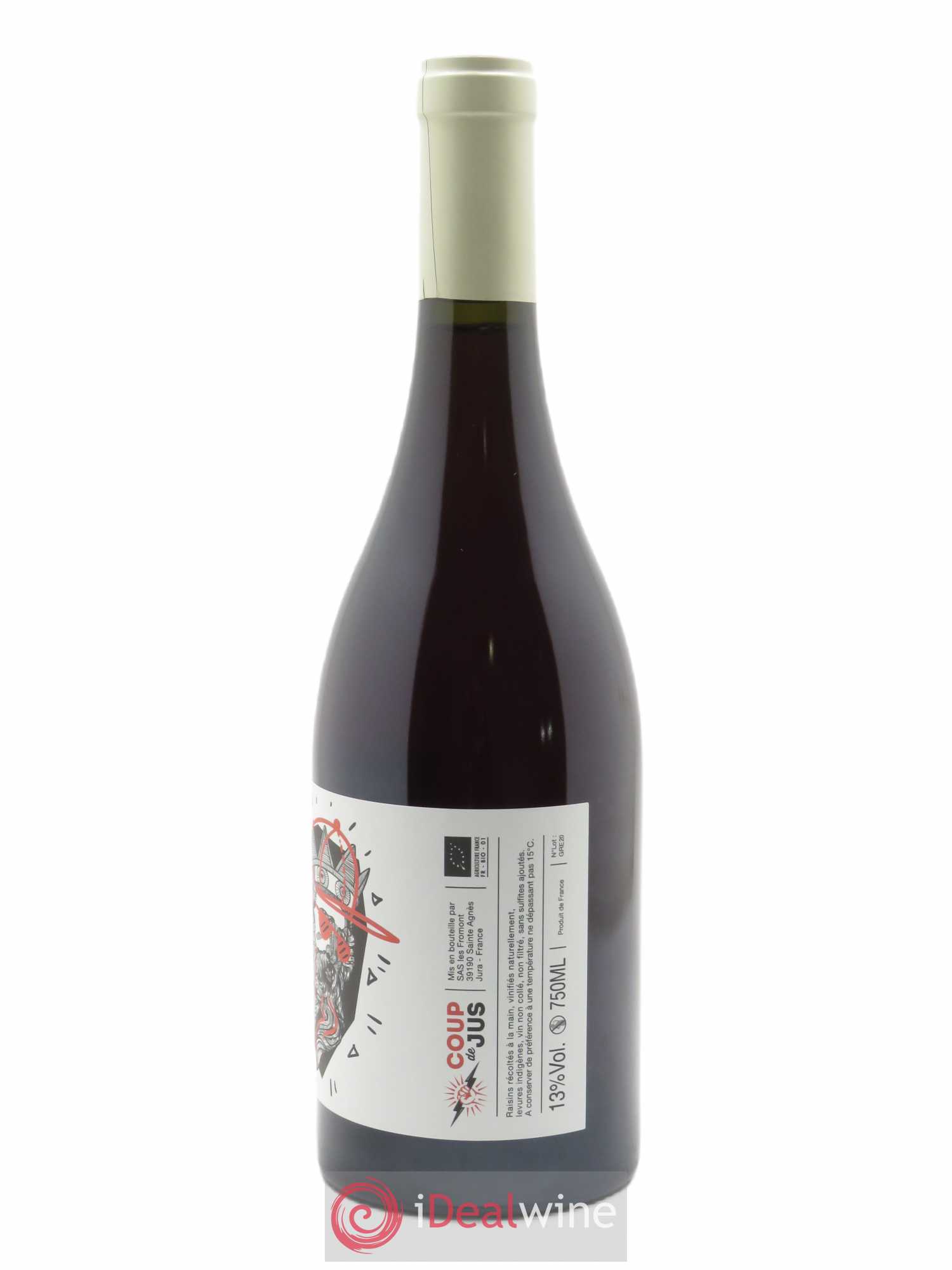 Vin de France Coup de Jus Zeus Marnes Blanches (Domaine des)   - Lot de 1 Bouteille