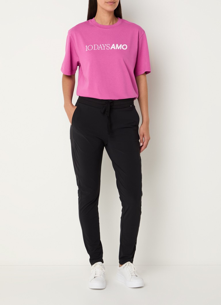T-shirt 10DAYS in cotone biologico con logo