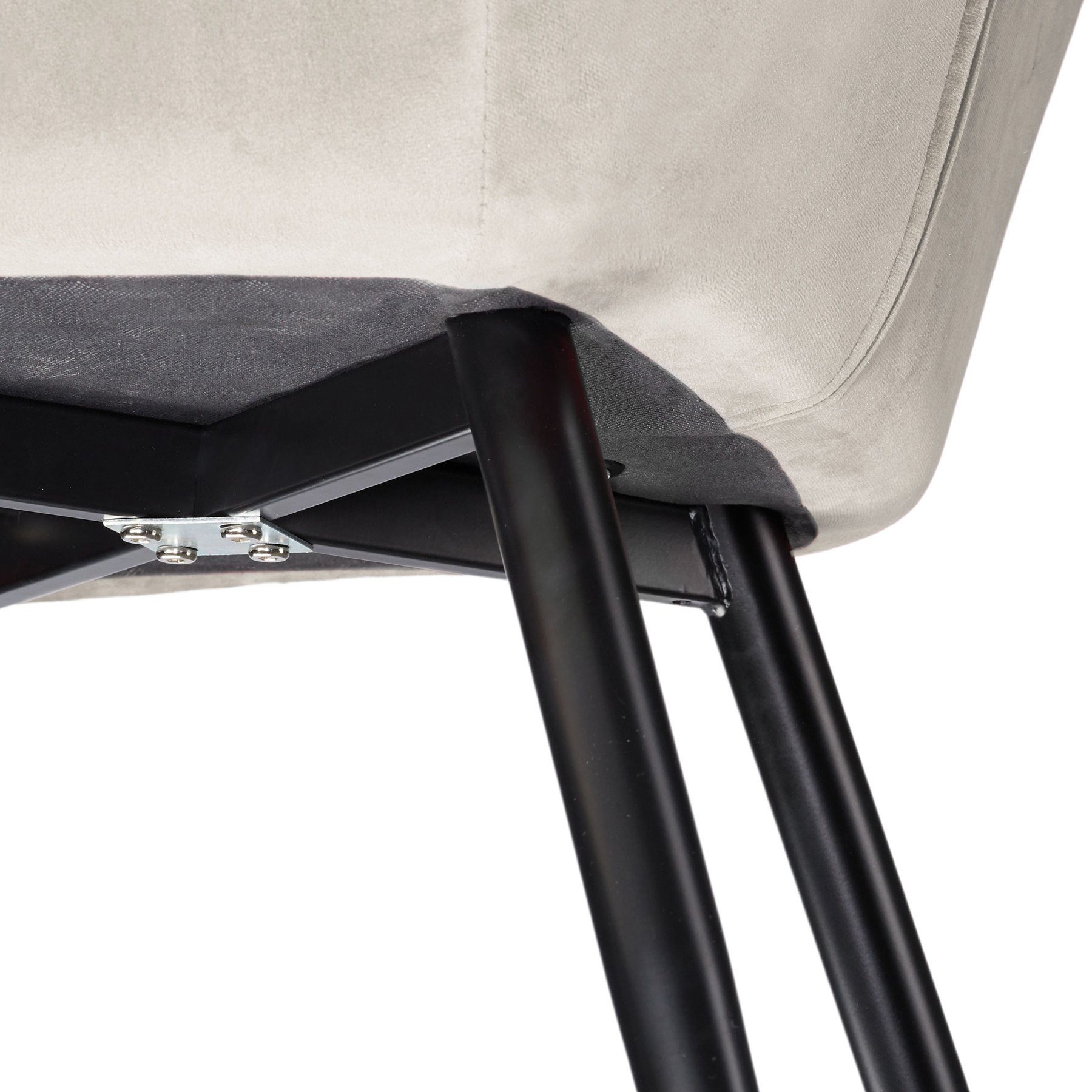 tectake Esszimmerstuhl Marilyn (4er, 4 St), Gepolstert