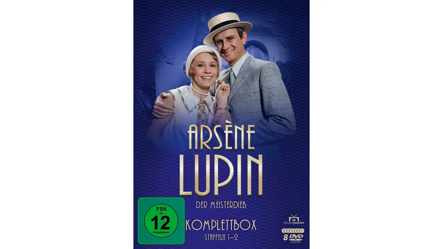 Arsène Lupin - Der Meisterdieb - Komplettbox (Staffeln 1-2) (Fernsehjuwelen)  [8 DVDs]