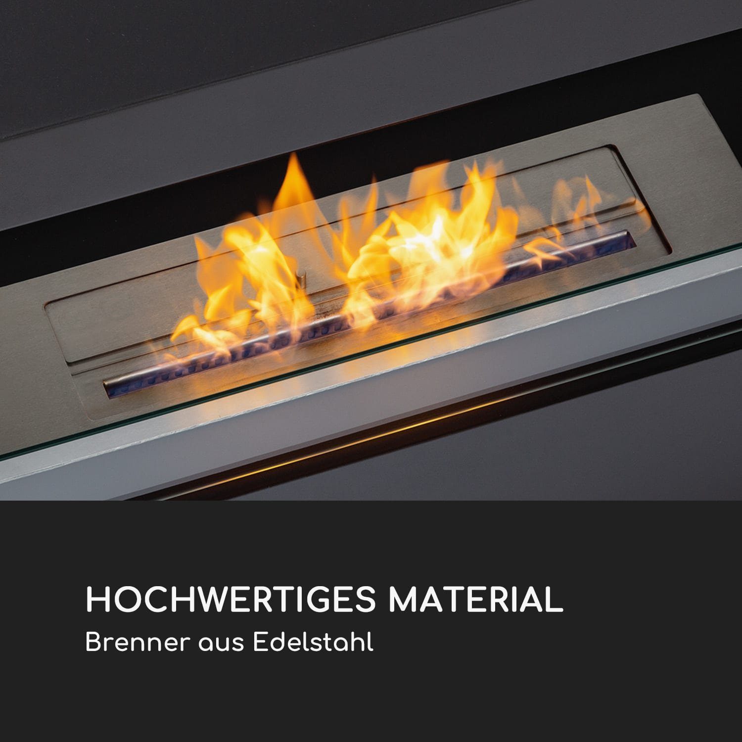 Blumfedt Echtfeuer-Dekokamin Fiamme Scoppi Ethanol-Kamin
