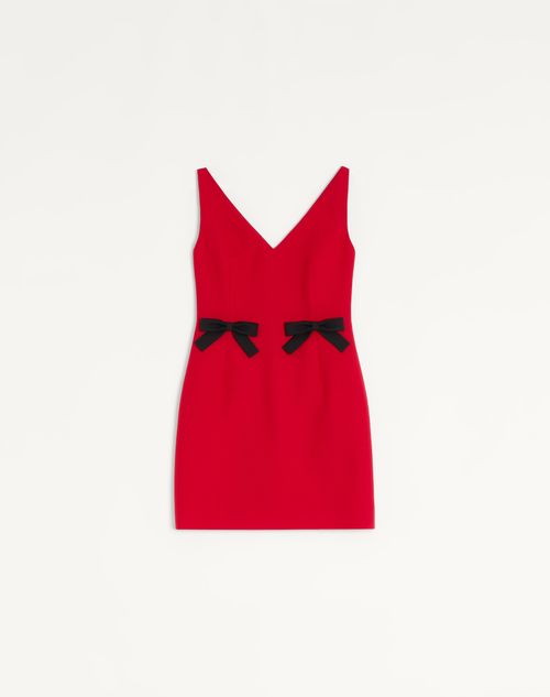 Vestido de crepe de alta costura