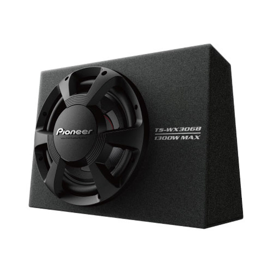 Pioneer TS-WX306B Subwoofer, 30 cm, geladen, im abgedichteten Gehäuse (1300 W), 1 Stück - ATU