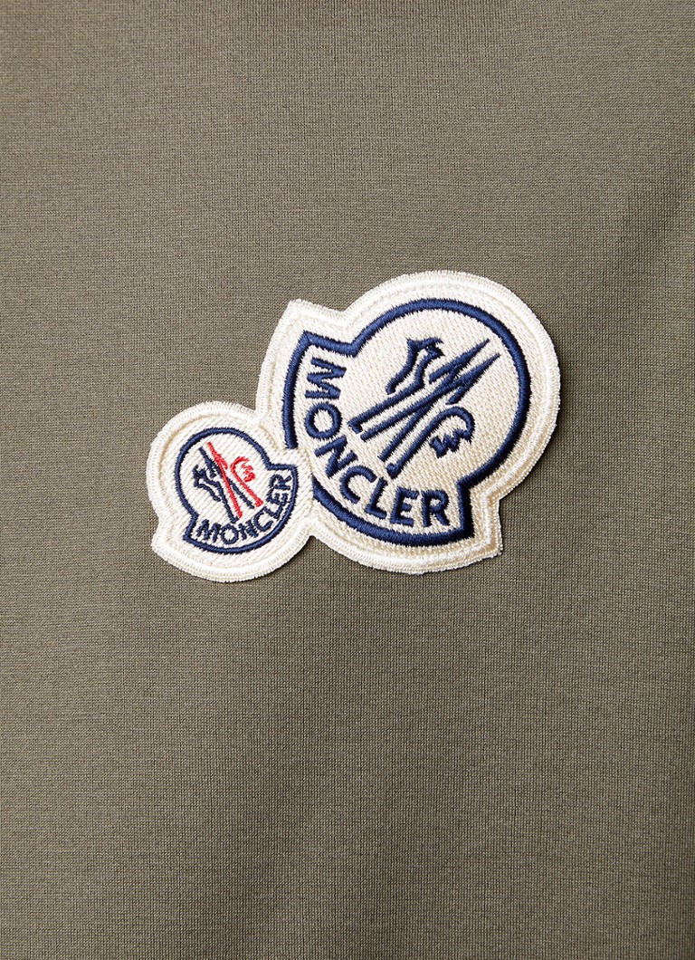 T-shirt Moncler con logo ed elasticizzata