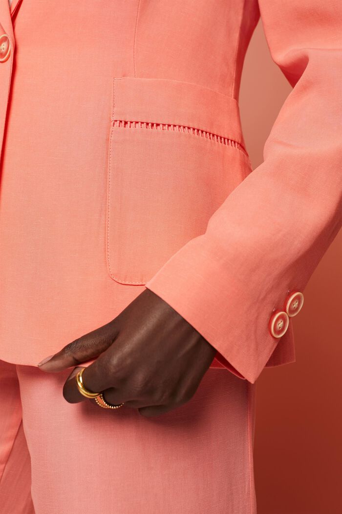 Blazer mit Klöppelspitze, TENCEL™