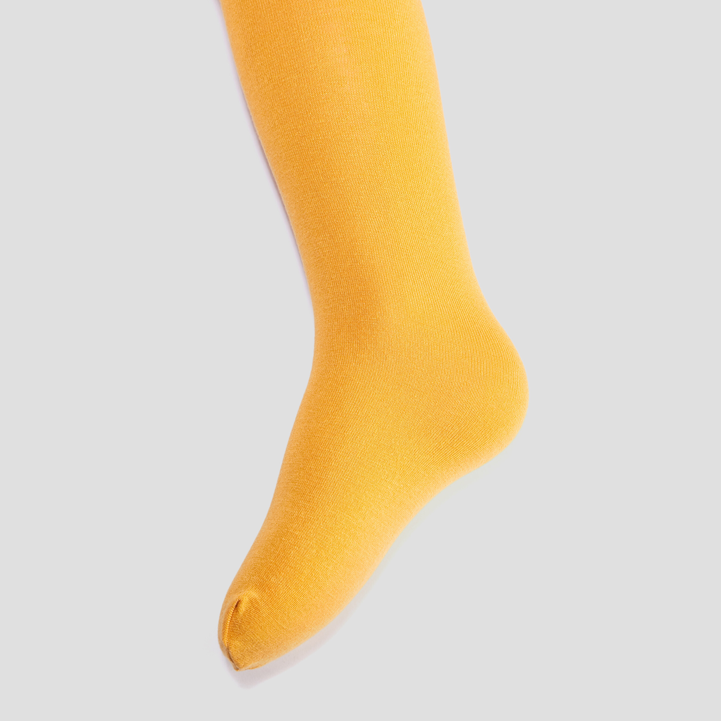 Collants jaune moutarde fille | La Halle