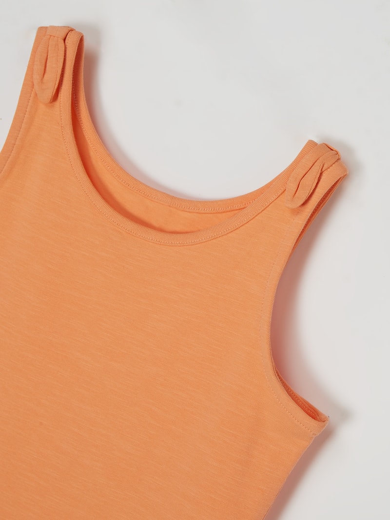 Top mit Stretch-Anteil Modell 'Jara' in orange