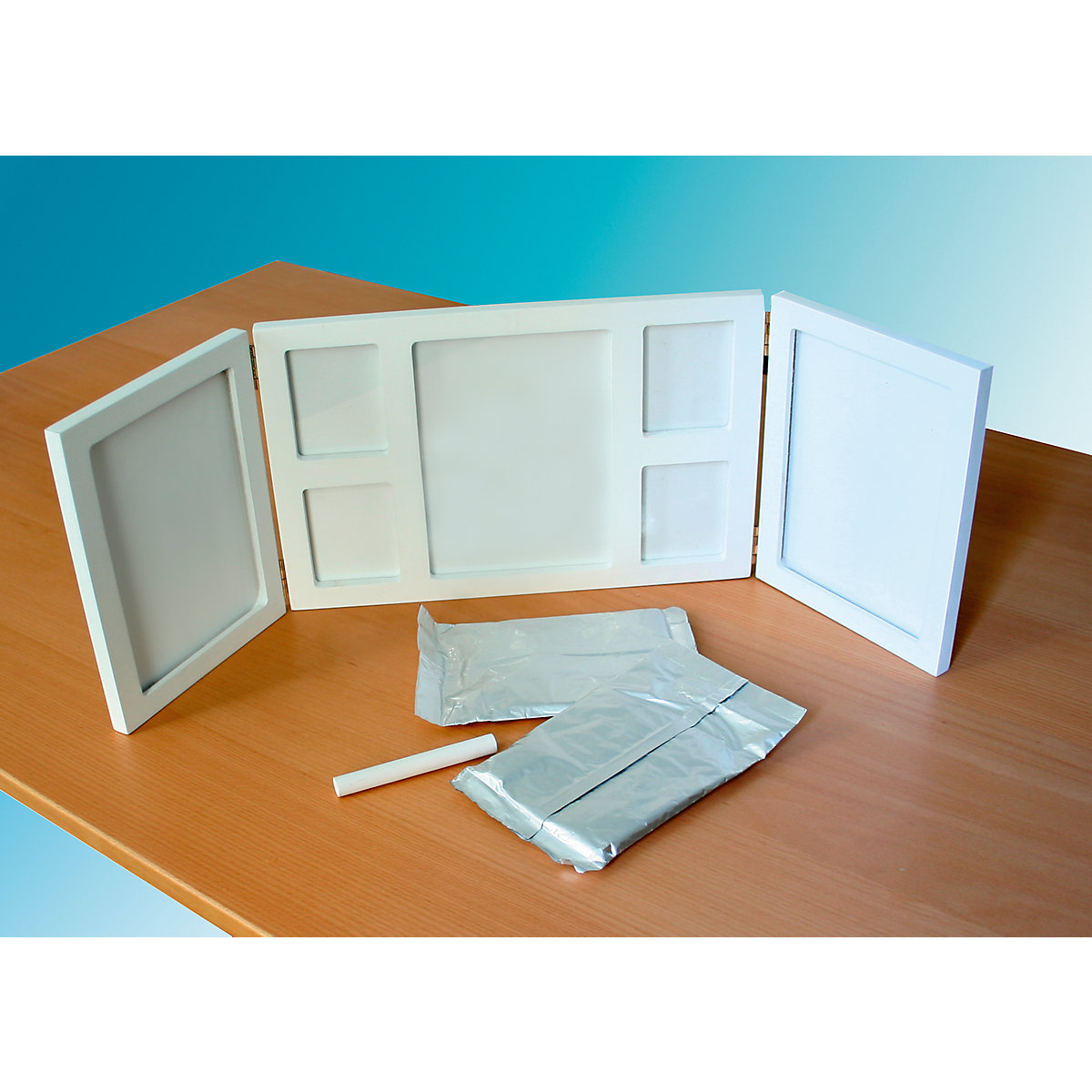 3D Erinnerungen - Gipsabdruck-Set Bilderrahmen, 7-tlg.