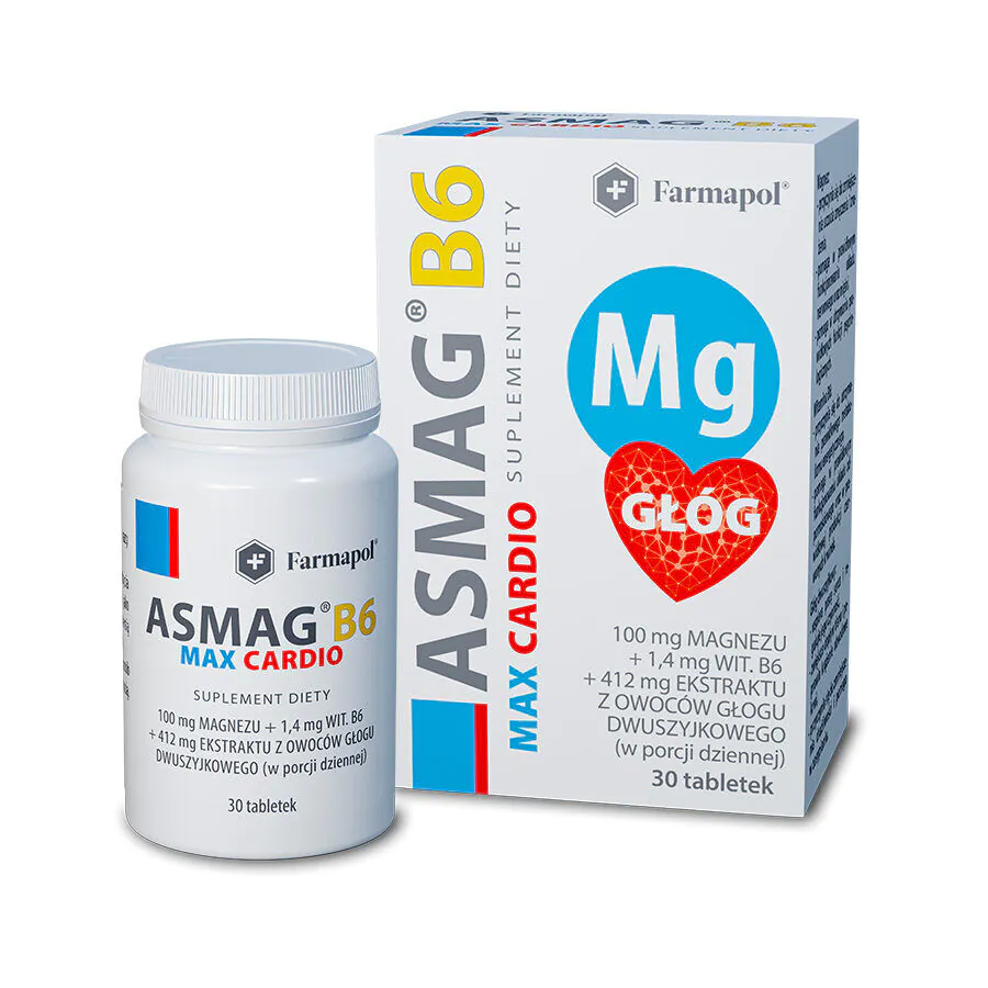 Asmag B6 Max Cardio, proizvod za podršku cirkulatornom sistemu, tablete