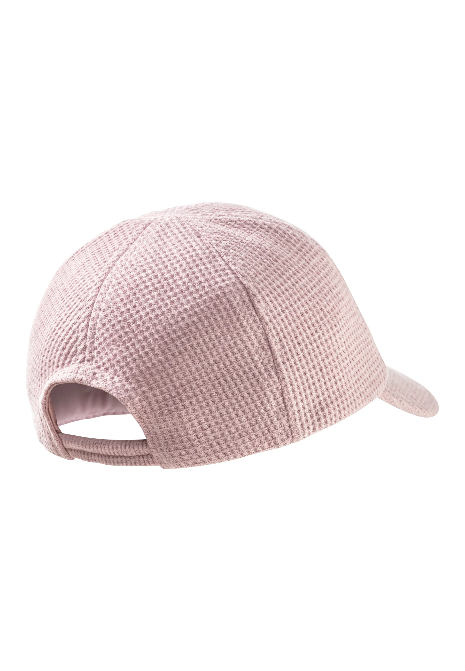 Baseballcap aus Waffelpique in Unifarben mit Logo-Patch