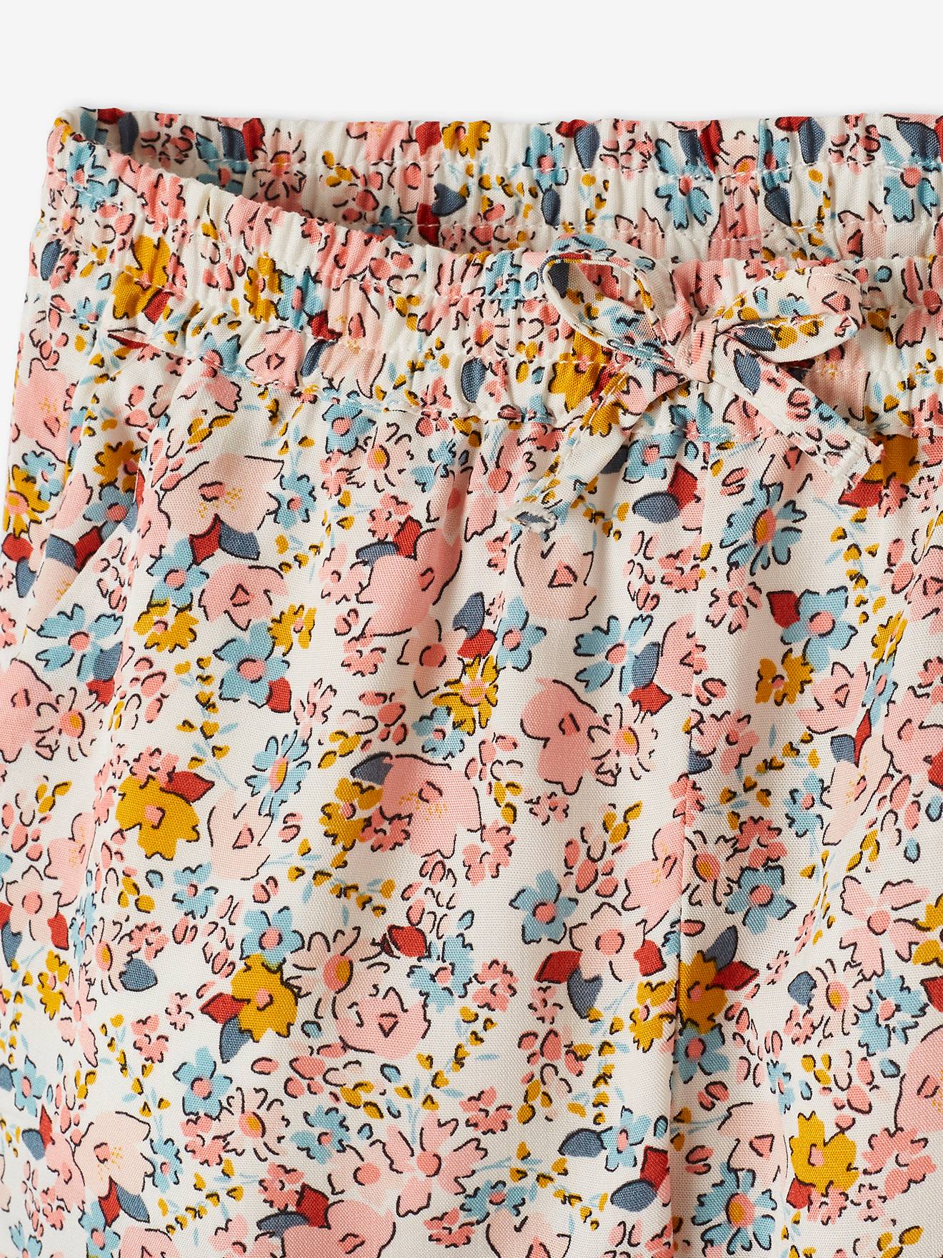 Vertbaudet Mädchen-Set: Hose & T-Shirt Oeko-Tex - gelb