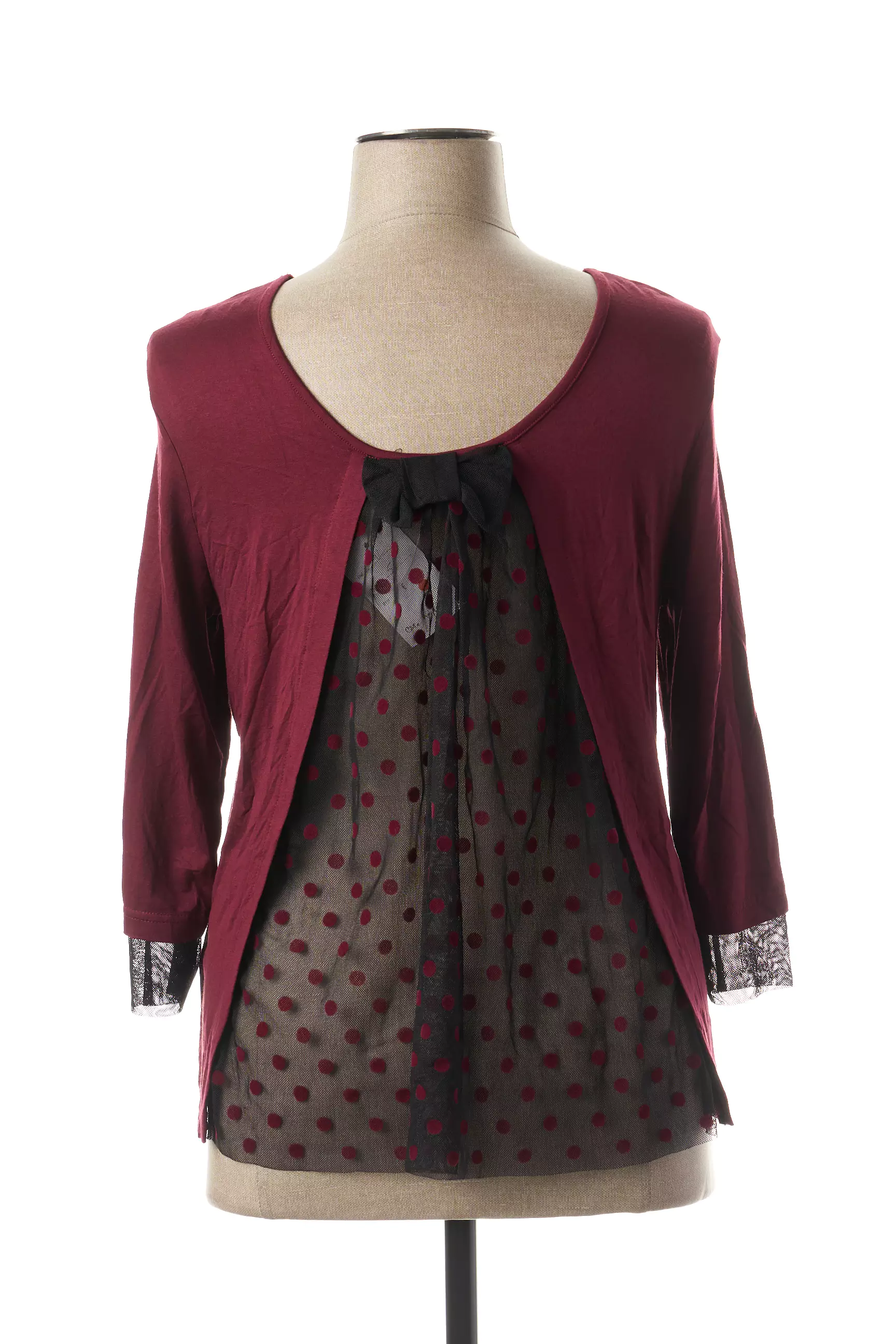 Cote Anglaise Tshirts Femme couleur rouge