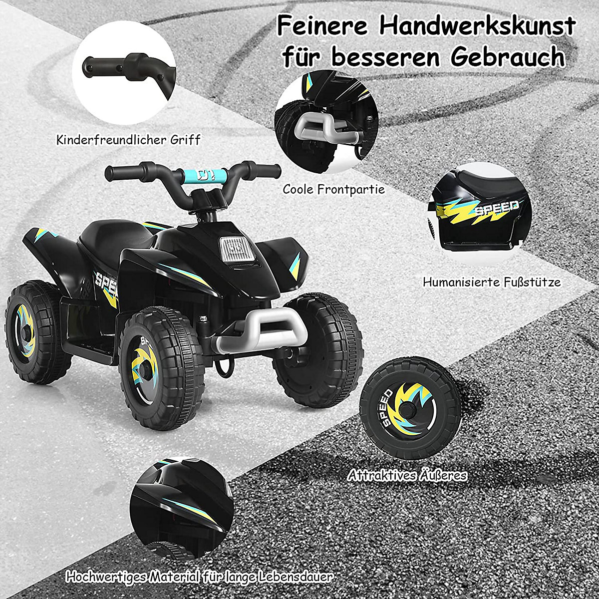 Quad Outdoor Elektrofahrzeug ab 3 Jahre