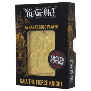 Yu-Gi-Oh! Replik Karte Gaia the Fierce Knight (vergoldet)