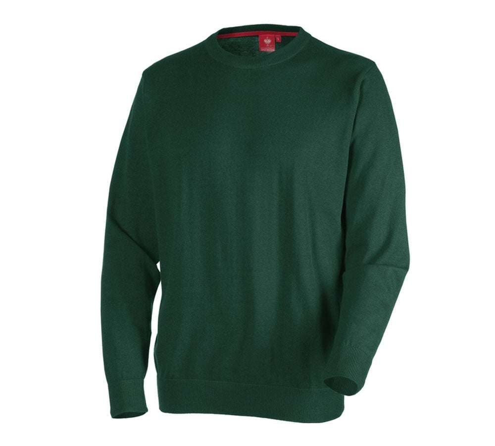 e.s. Strickpullover, rundhals