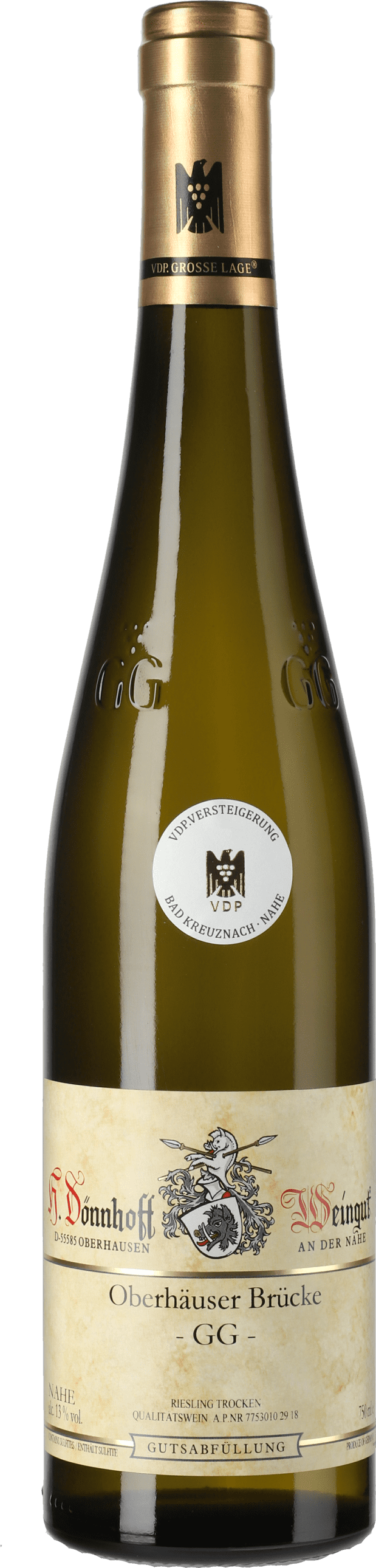 Dönnhoff: Riesling Oberhäuser Brücke Großes Gewächs (Versteigerungswein) 2020