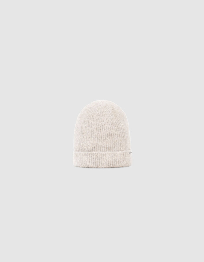 Bonnet vison tricot côtelé Homme
