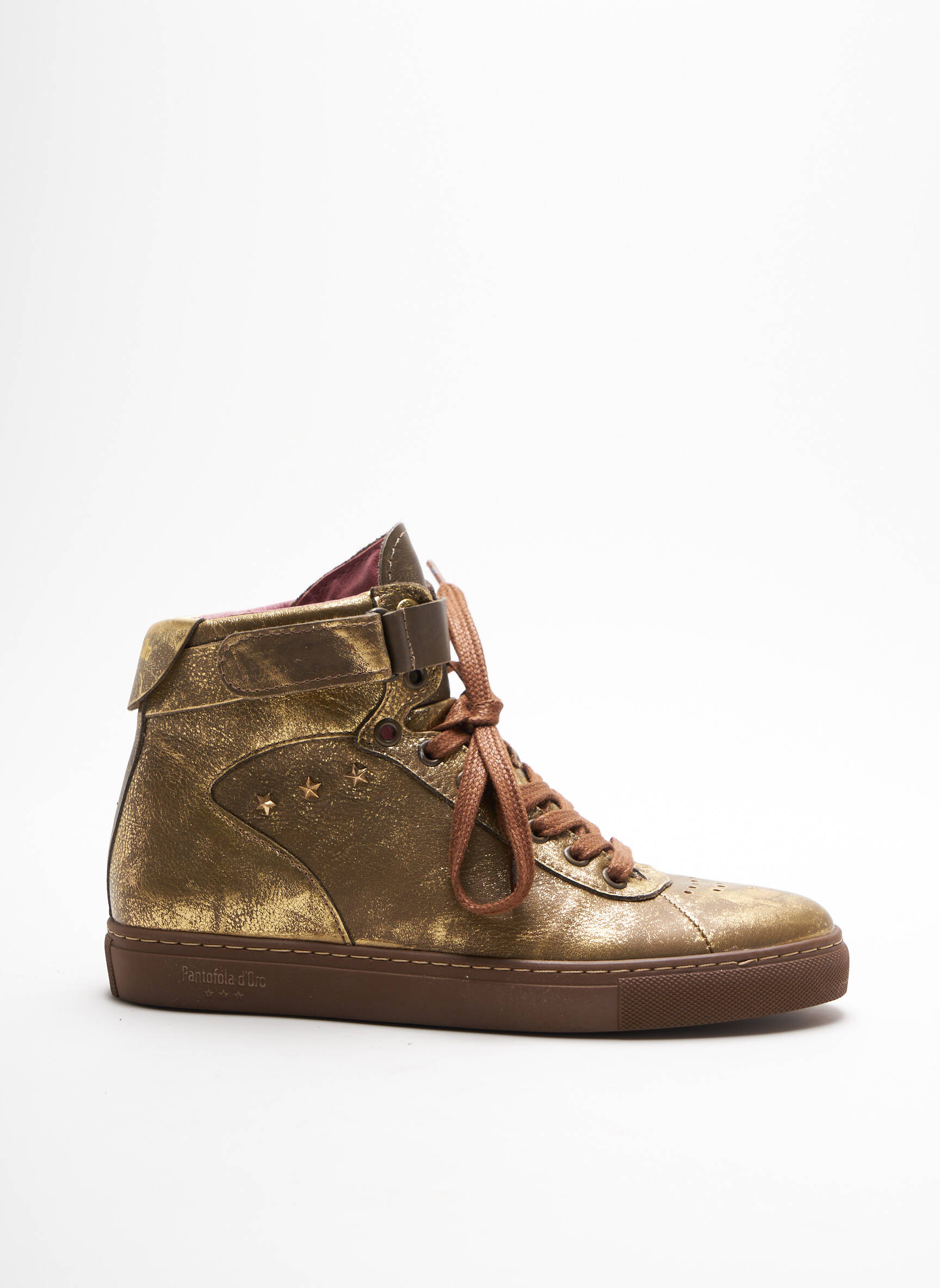 Pantofola D Oro Baskets Femme couleur jaune