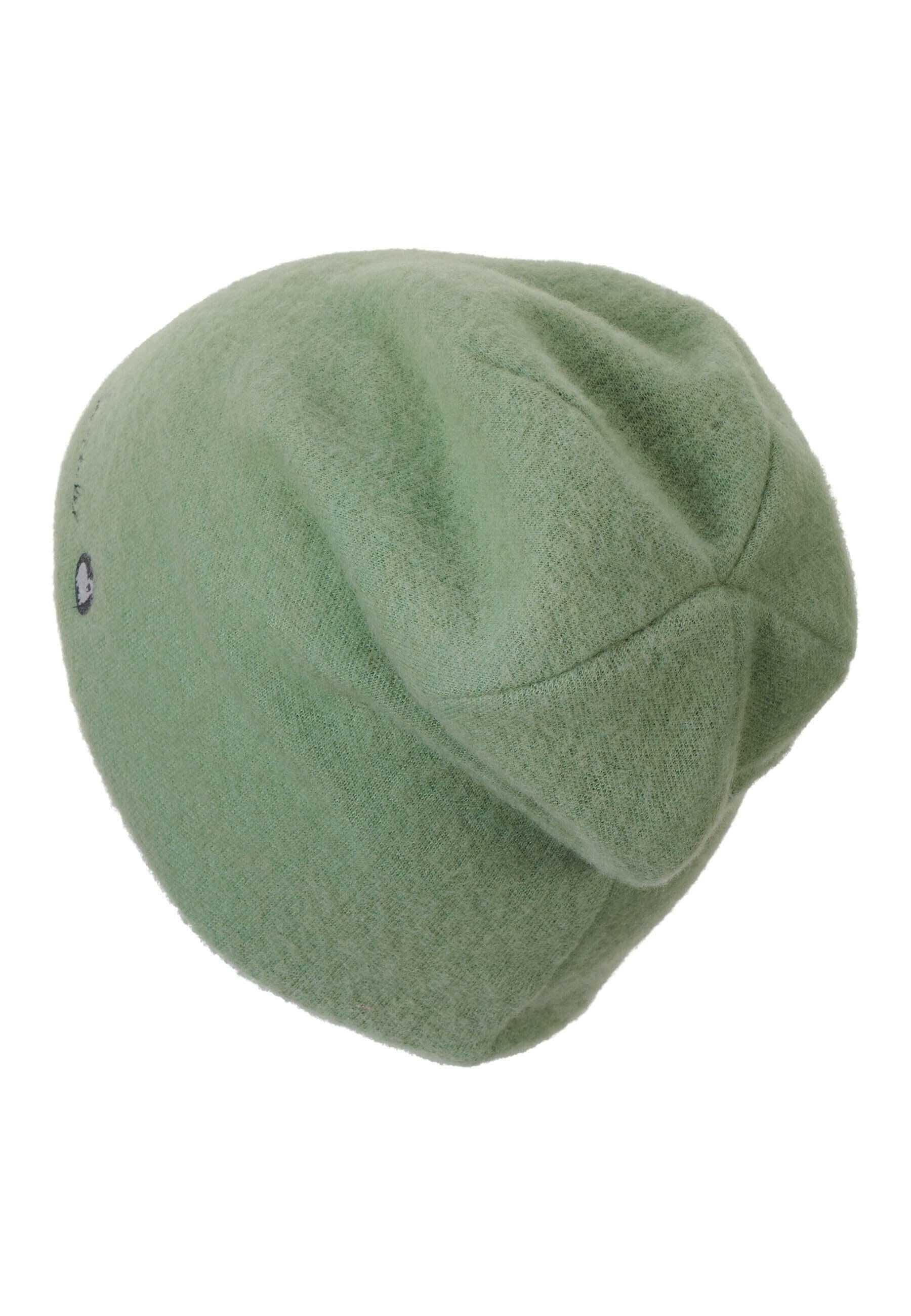 Slouch-Beanie aus Wolle (Merino) in 3 Farben