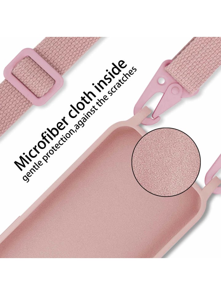 cadorabo Handykette für Apple iPhone 13 Hülle in LIQUID PINK günstig kaufen onesize