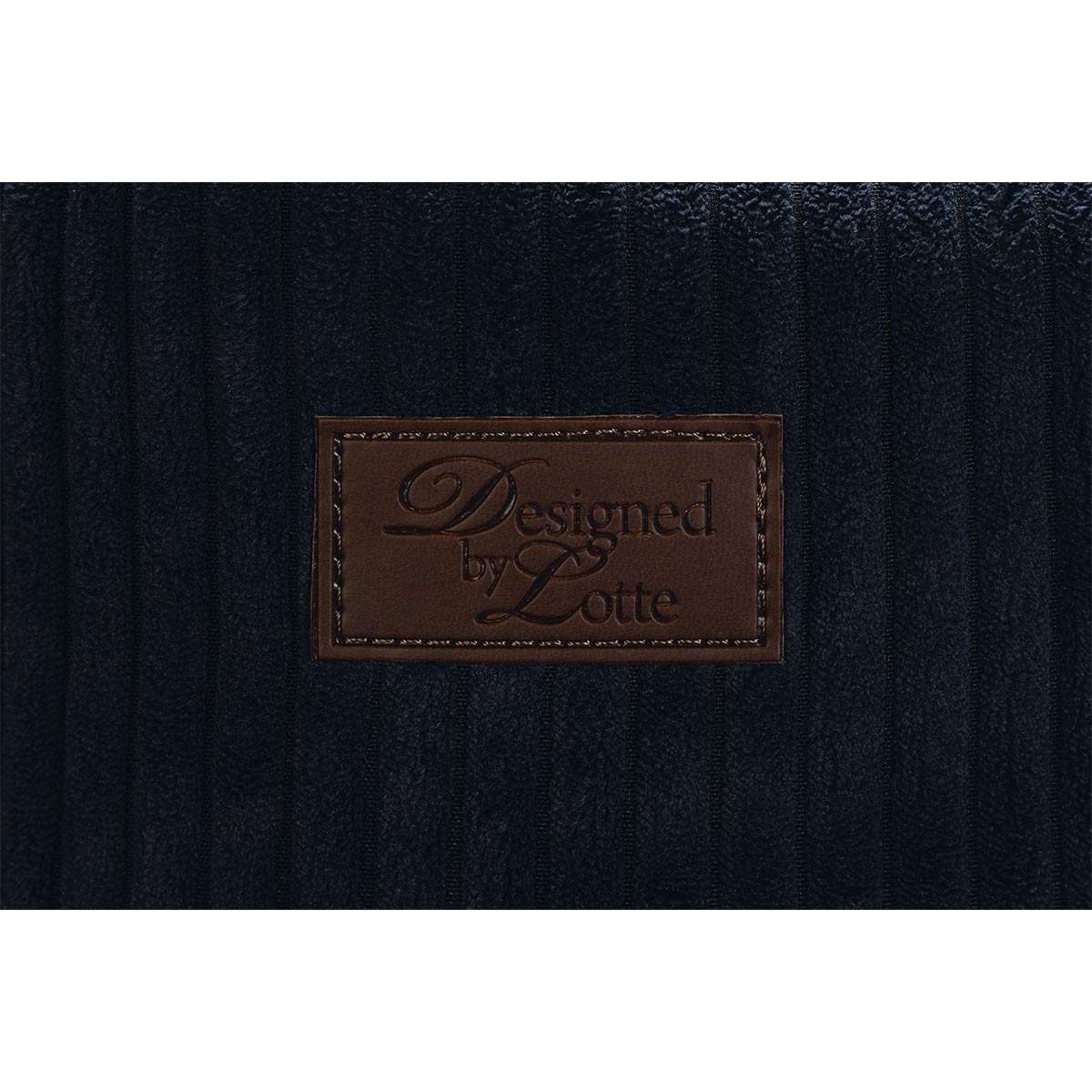 Designed by Lotte Hundekissen Ribbed Anthrazit bei ZooRoyal